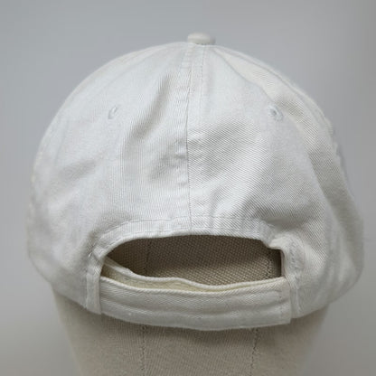 Manna Pro White One Size Baseball Cap Hat Strapback Logo Animal Nutrition Farm
