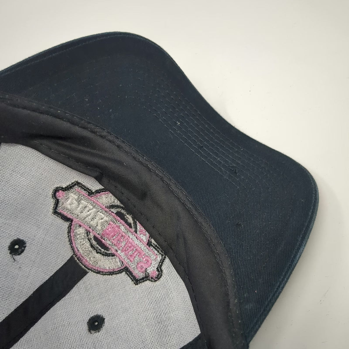 Port & Company Baseball Cap Black One Size Pink Heals Embroidered Logo Hat