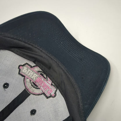 Port & Company Baseball Cap Black One Size Pink Heals Embroidered Logo Hat