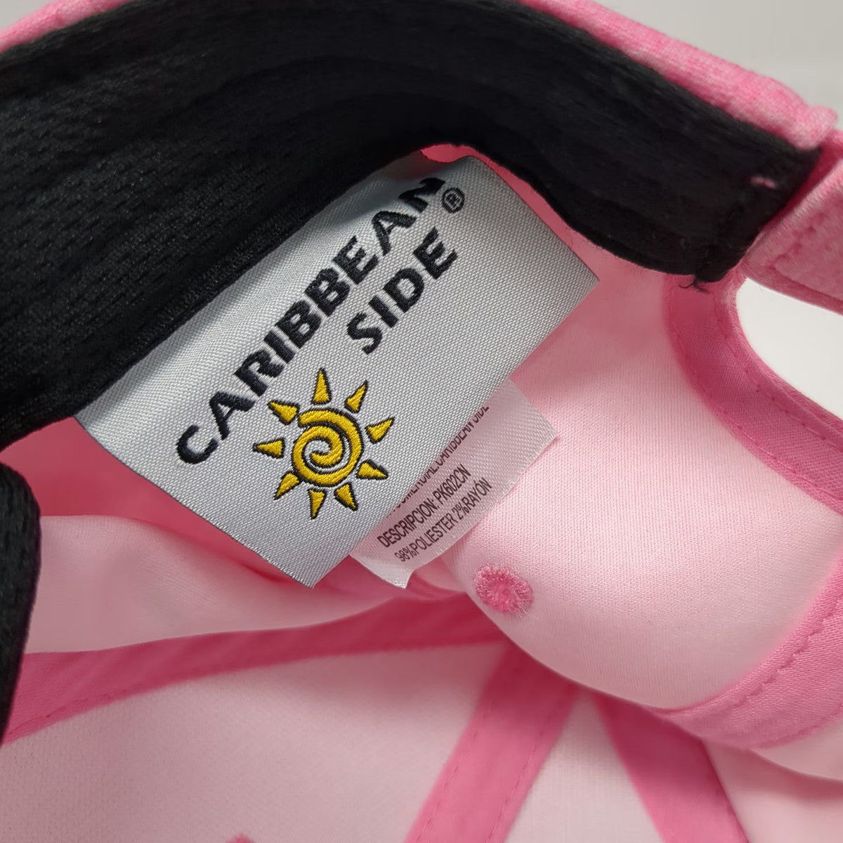 Caribbean Side Cancun Mexico Nautical Anchor Pink One Size Baseball Cap Hat