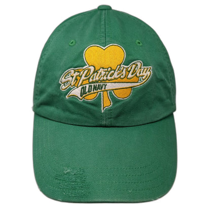 Old Navy Baseball Cap Green One Size St Patricks Day Shamrock Clover Irish Hat