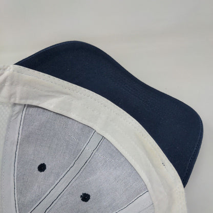 Kemira Patch Strapback Mesh Back Hat Blue OSFM Adjustable Colorblock