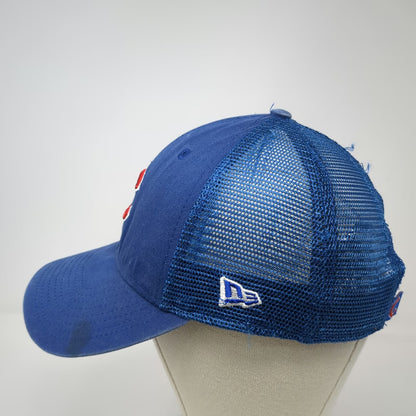 New Era Chicago Cubs MLB Trucker Hat Blue Red White OSFM Snapback Mesh 9FORTY