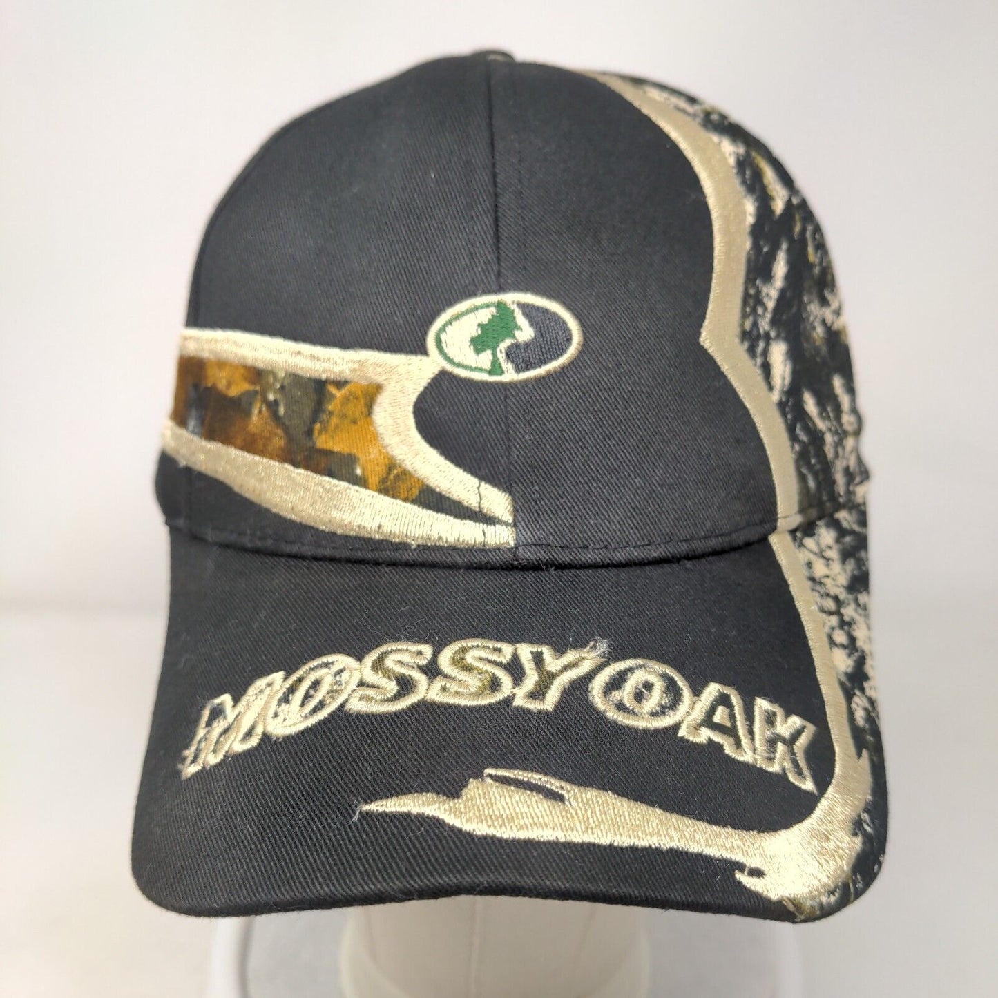 Mossy Oak Strapback Hat Multicolor One Size Embroidered Camouflage 6 Panel