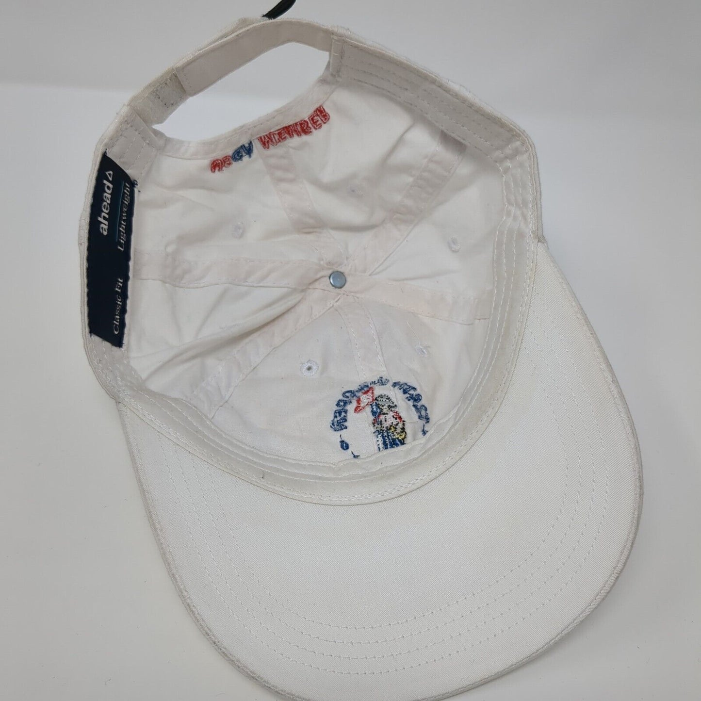 124th US Open Pinehurst Strapback Hat White One Size Classic Fit Ahead
