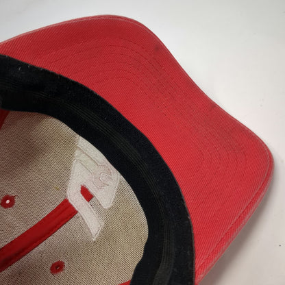 K-Products Baseball Cap Red One Size Snap-on Tools Logo Embroidered Elastic Hat
