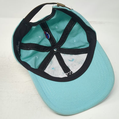Love Your Melon Baseball Cap Blue One Size Made in USA Slideback Heart Logo Hat