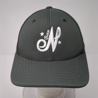 Boise Youth Fitted Trucker Hat Gray 6 3/8-6 7/8 Mesh Back Pacific Headwear