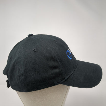 LAPG LA Police Gear Strapback Hat Black One Size Solid Quake City Caps