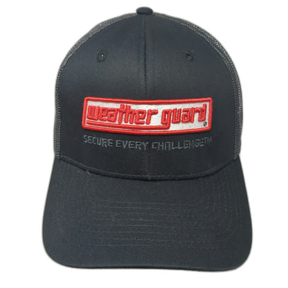 Basecamp Trucker Hat Black One Size Weather Guard Mesh Back Snapback Tools Logo