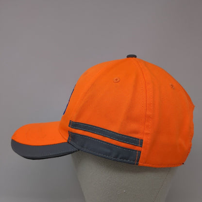 Bendix Strapback Hat Orange One Size Adjustable Outdoor Cap 6 Panel