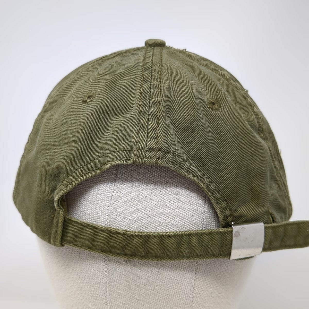 Drew Pearson Baseball Cap Green OS Here Fishy Fishy Fishy Slideback Fishing Hat