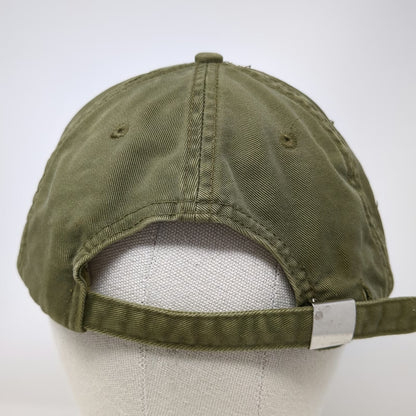 Drew Pearson Baseball Cap Green OS Here Fishy Fishy Fishy Slideback Fishing Hat