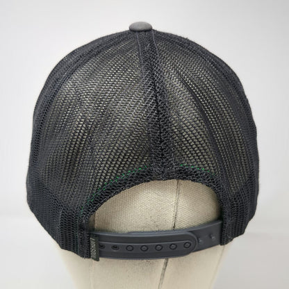 Linksoul Trucker Hat Gray One Size Mesh Back Snapback Golf Adjustable Cap