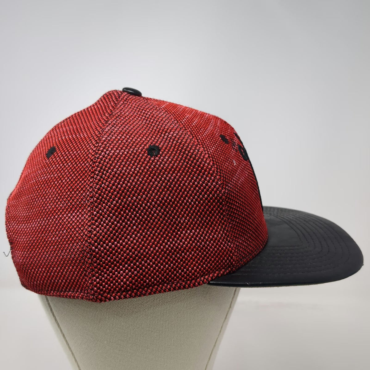 Golden State Warriors NBA New Era Snapback Hat Red Black OS 9FIFTY Flat Bill