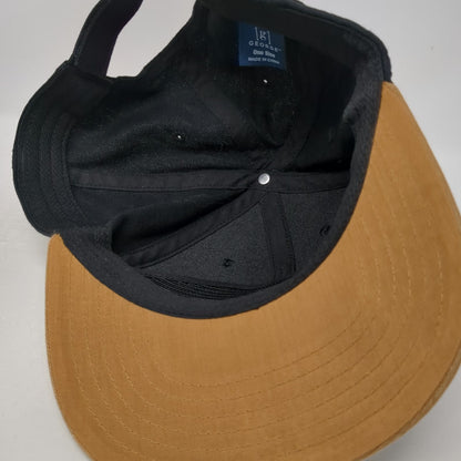 George Baseball Cap Black One Size Strapback Side Pocket Hammer Pick Pin hat