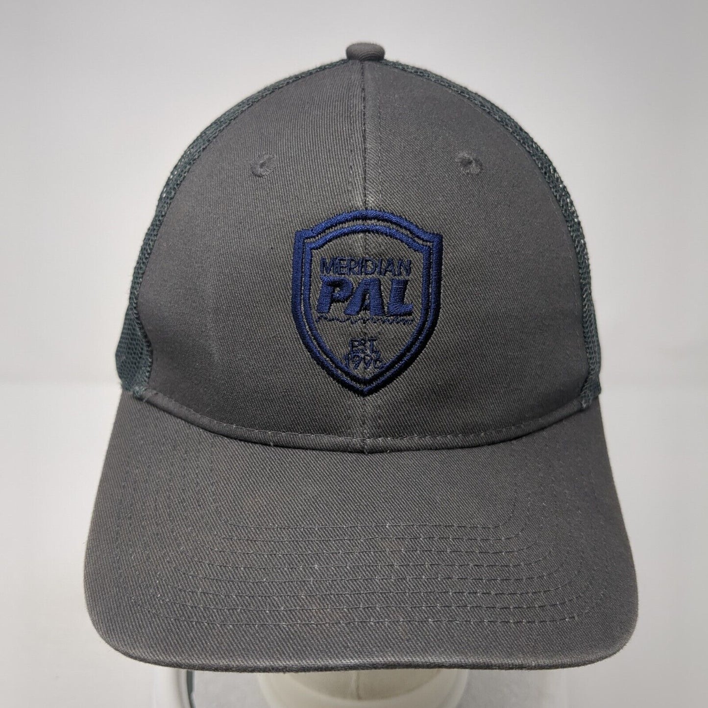 Meridian PAL Snapback Mesh Back Trucker Hat Gray One Size Port Authority