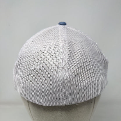 Columbia Patch Fitted Mesh Back Trucker Hat Blue L/XL Colorblock