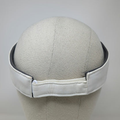 Under Armour Visor White One Size Purple Softball Logo Strapback Athletic Hat