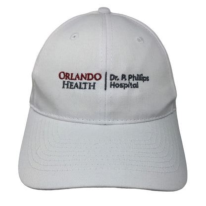 Orlando Health Dr. P. Phillips Hospital Strapback Hat White One Size