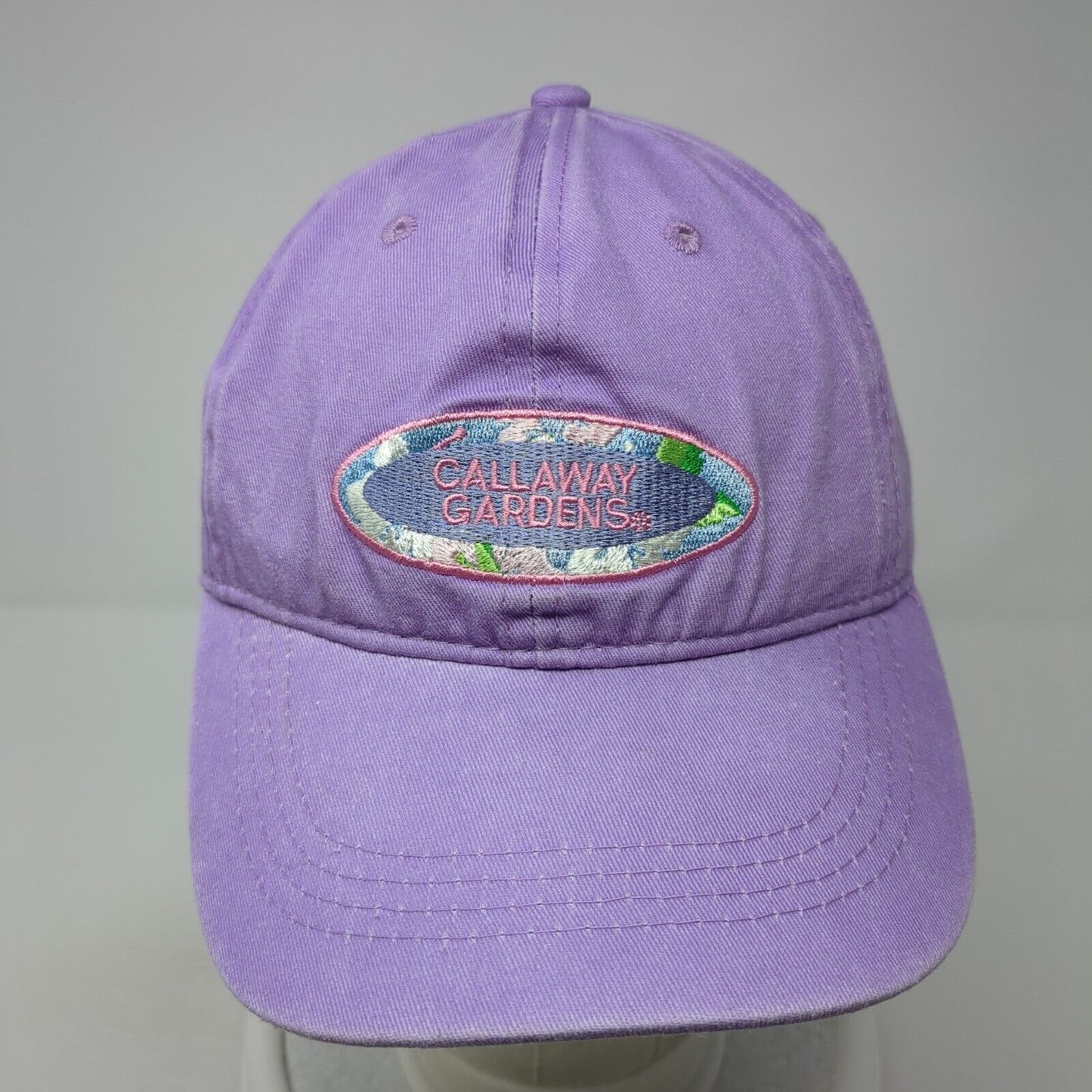 Callaway Gardens Strapback Hat Purple One Size Adjustable Jacobson