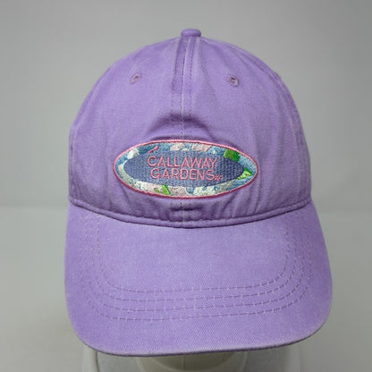 Callaway Gardens Strapback Hat Purple One Size Adjustable Jacobson