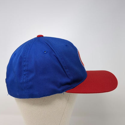 Chicago Cubs MLB G.C.C. Baseball Cap Blue Red One Size Snapback Contrast Brim