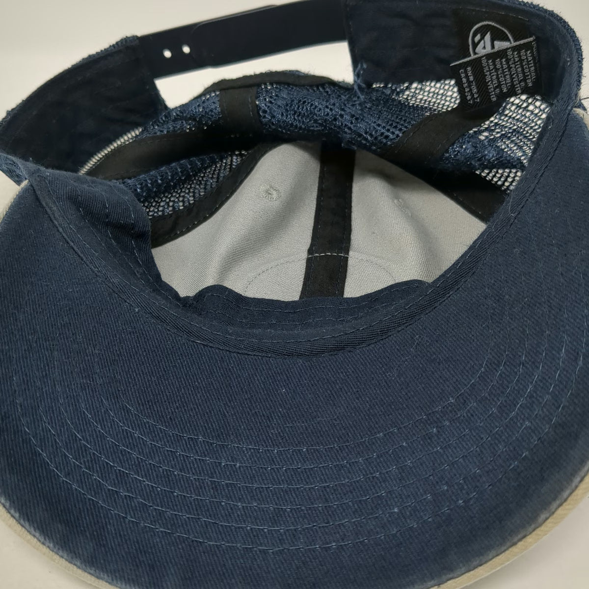 47 Brand Gray Blue One Size Trucker Hat The Black Dog Snapback Mesh Patch Logo