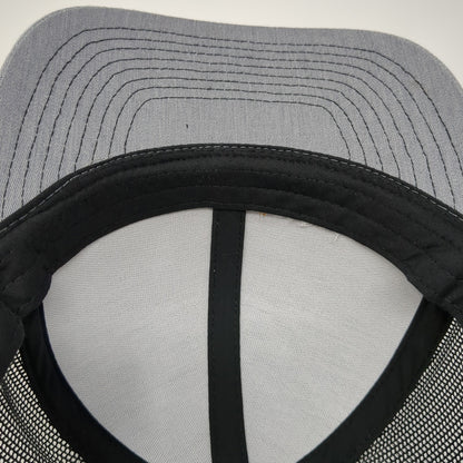 Hummel Snapback Mesh Back Trucker Hat Gray One Size Pacific Headwear
