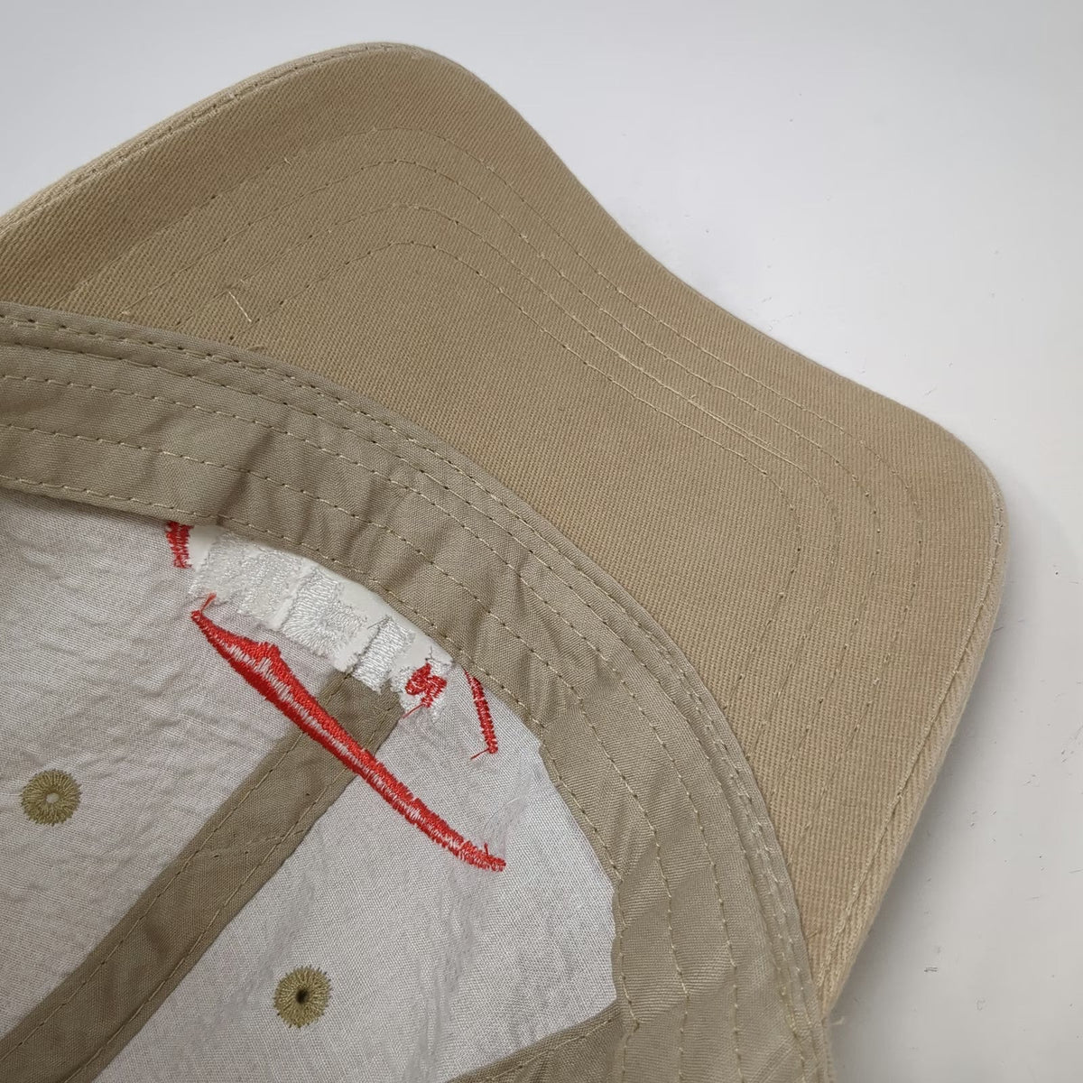 Apollo NFI Embroidered Logo Beige Baseball Cap One Size Adjustable Strapback Hat