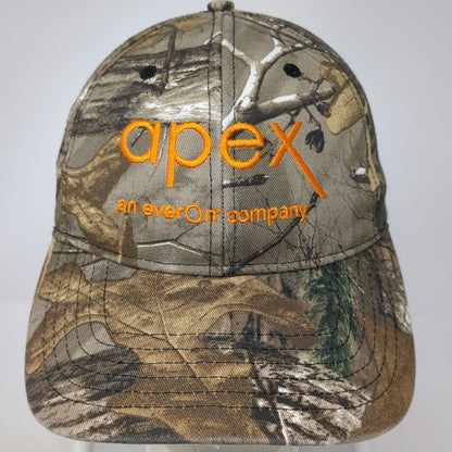 Cap America Apex EverOn Company Camo Hat One Size Baseball Cap Strapback Brown