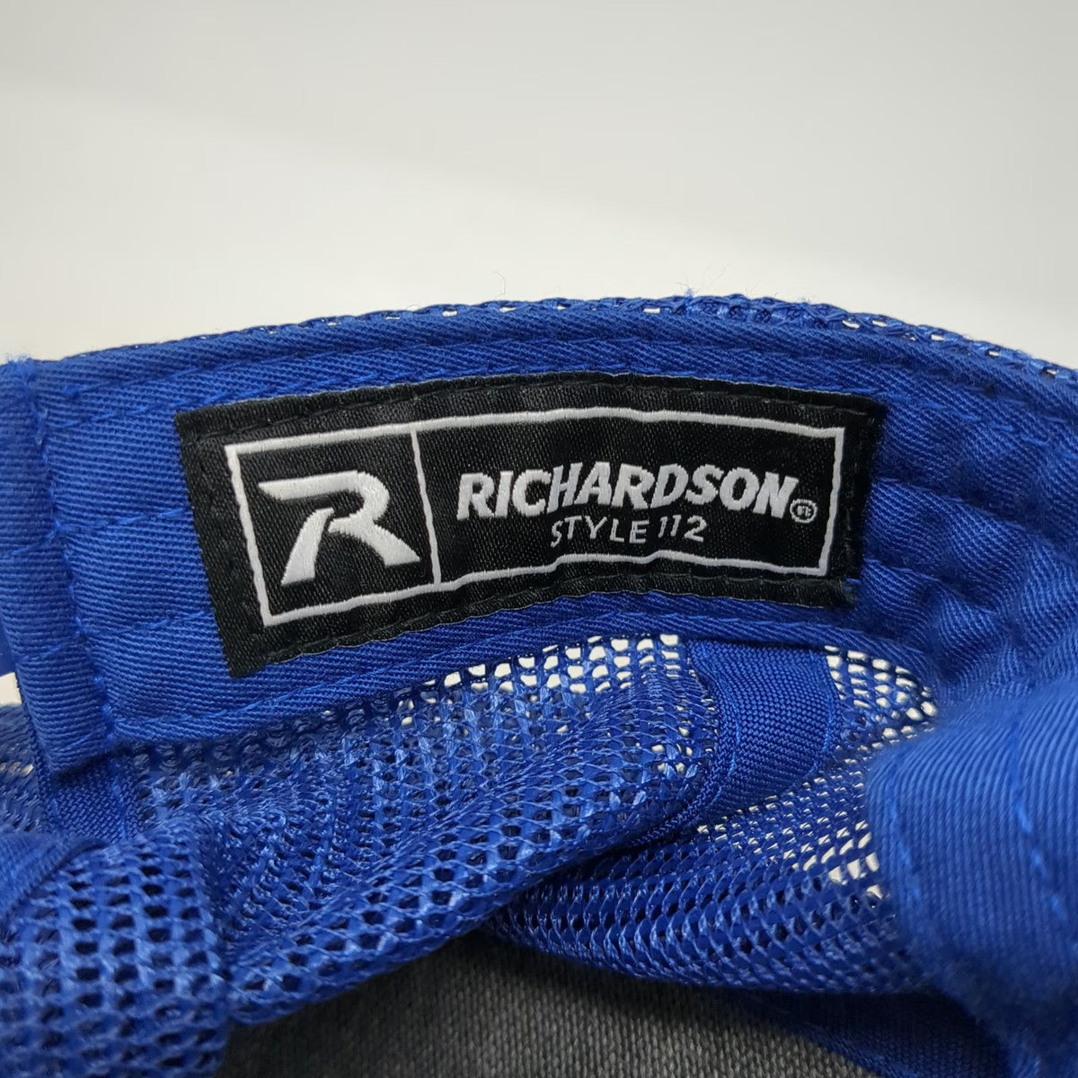 Richardson Trucker Hat Gray Blue One Size Echelon Rifles Mesh Snapback Style 112