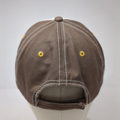 Legacy Blended Canadian Whisky Strapback Hat Brown OS Adjustable Distressed