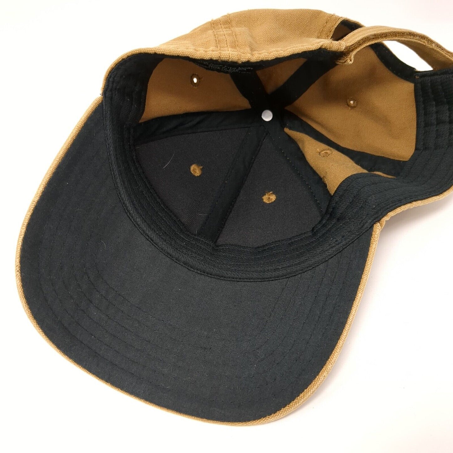 Genuine Dickies Patch Strapback Hat Tan One Size Adjustable 6 Panel