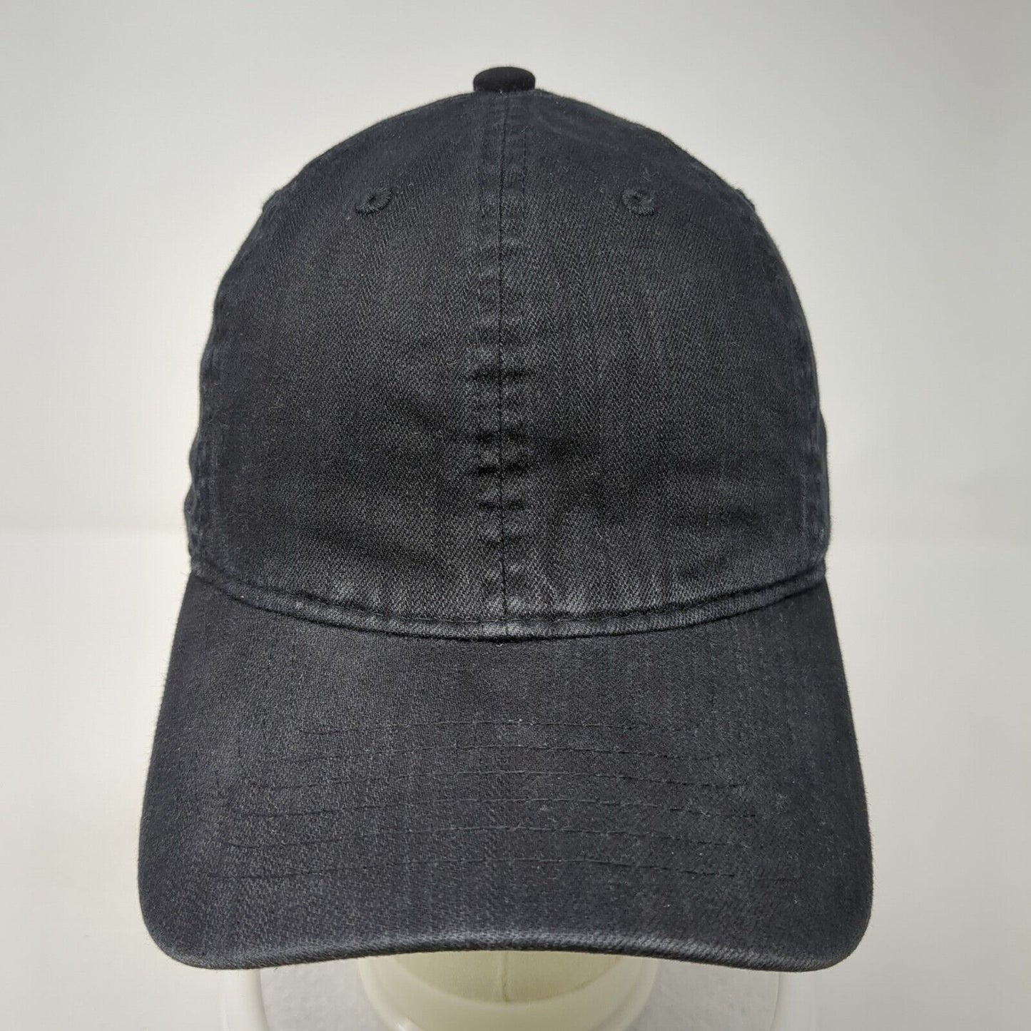 Unbranded Slideback Hat Black One Size Adjustable Blank Vent Holes