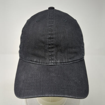 Unbranded Slideback Hat Black One Size Adjustable Blank Vent Holes