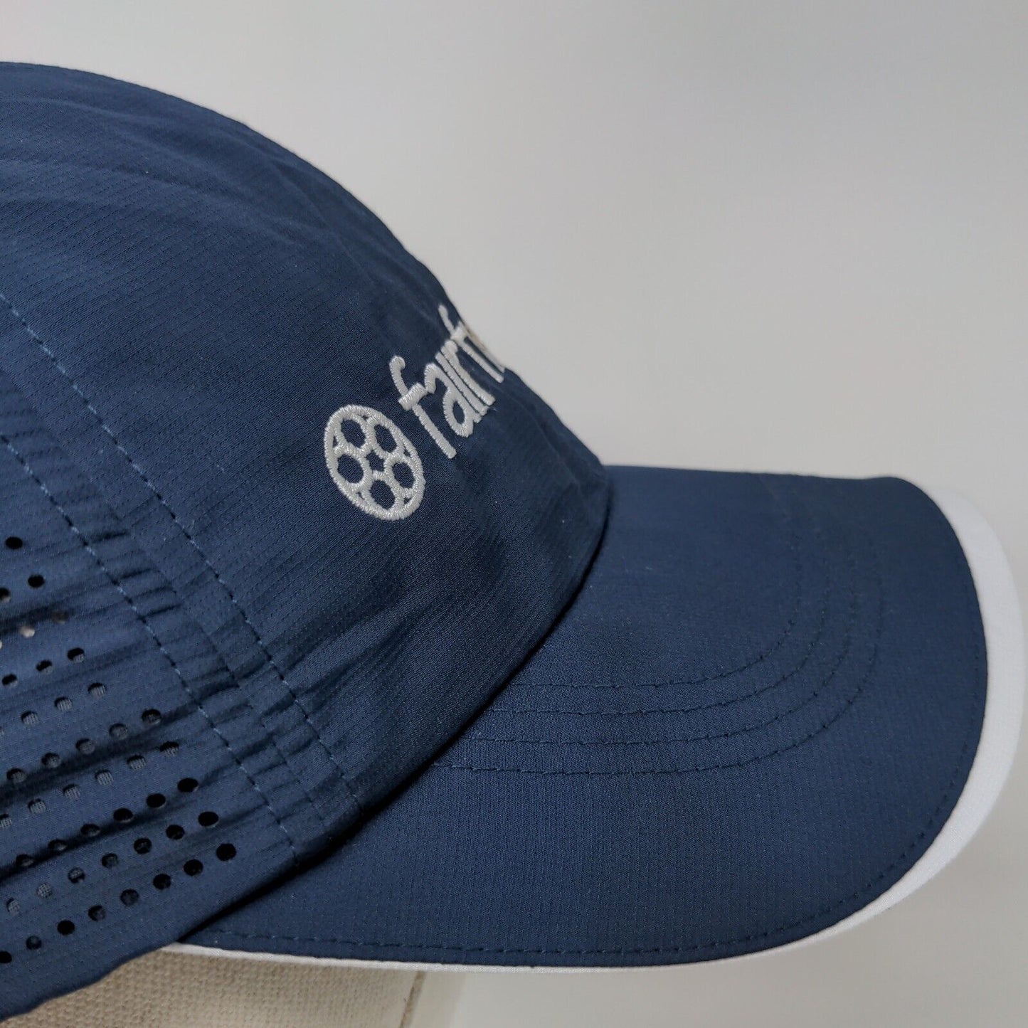 Fairfield Geo Strapback Hat Blue OSFM Embroidered Nike Heritage 86