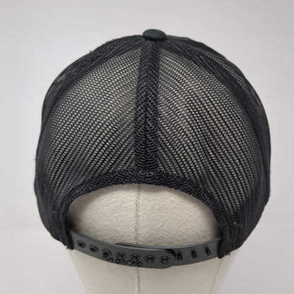 ATL Patch Snapback Mesh Back Trucker Hat Black One Size Haka Pacific