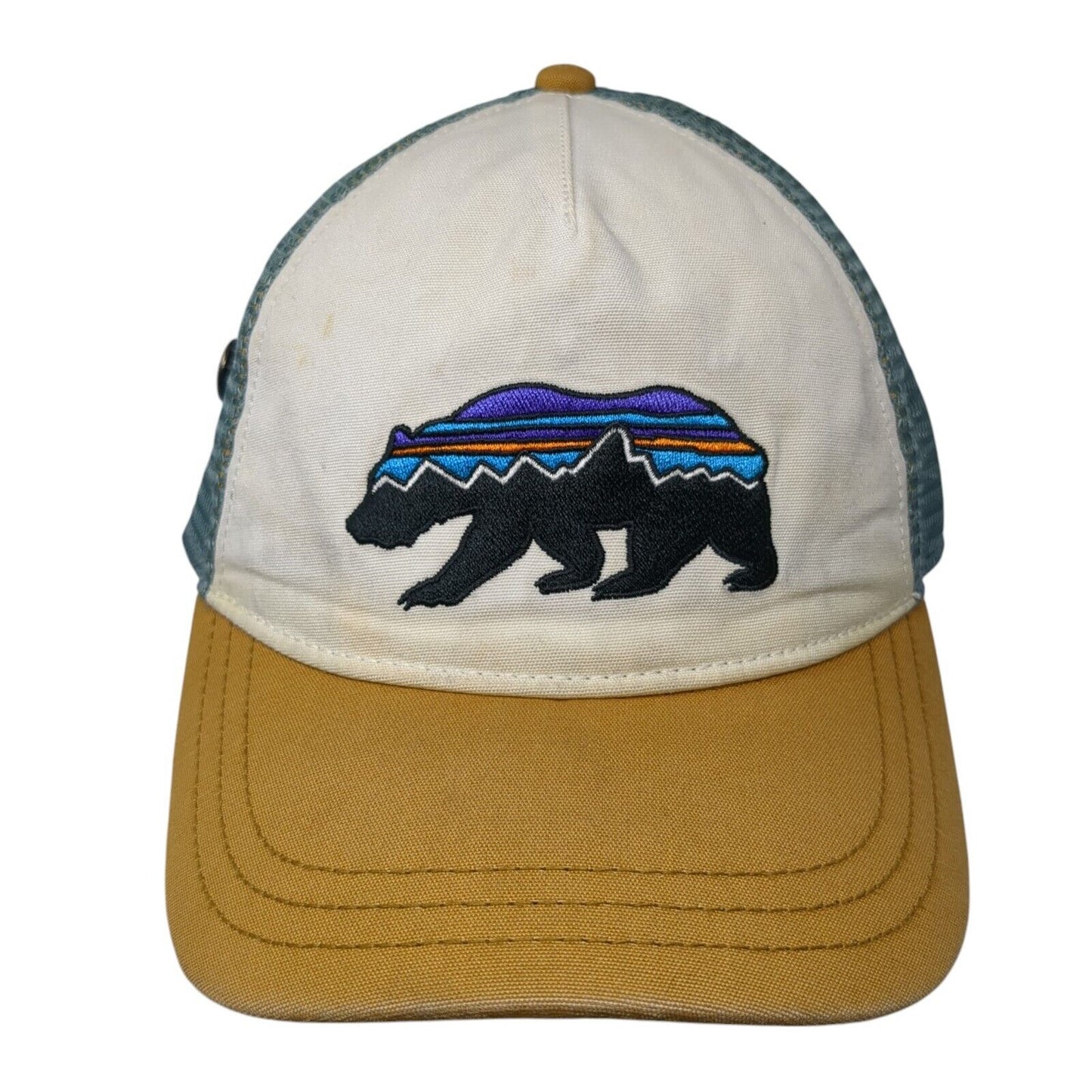 California Bear Snapback Trucker Hat Multi OS Adjustable Mesh Back Patagonia