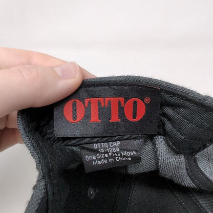 Cradlepoint Snapback Hat Gray OSFM Adjustable Embroidered Vented Holes Otto