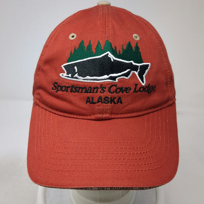 Drift Creek Outdoors Baseball Cap Red One Size Alaska Sportsmans Cove Lodge Fish