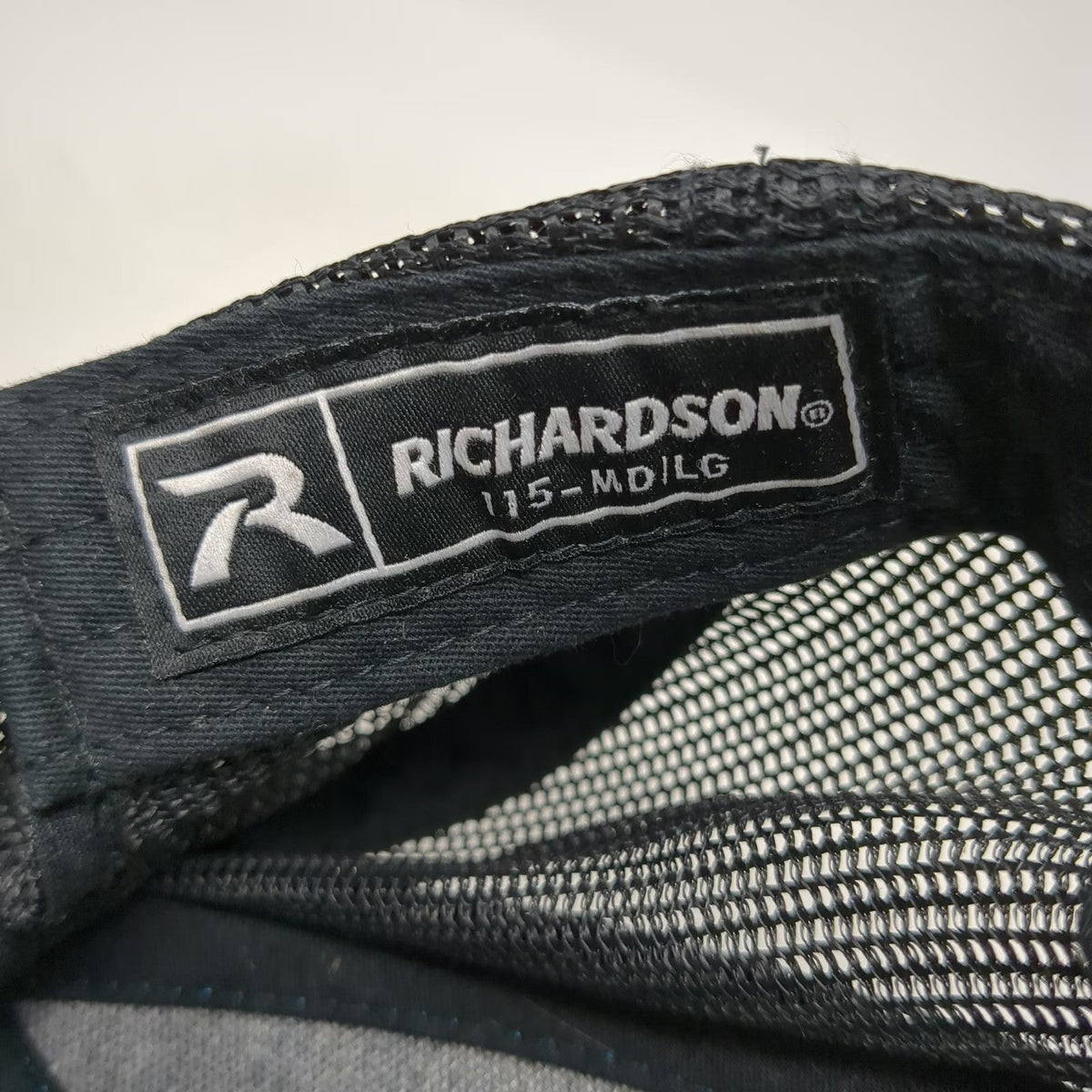Richardson Trucker Hat Blue L Snapback Mesh Back Scenic D Patch Mountain Hat