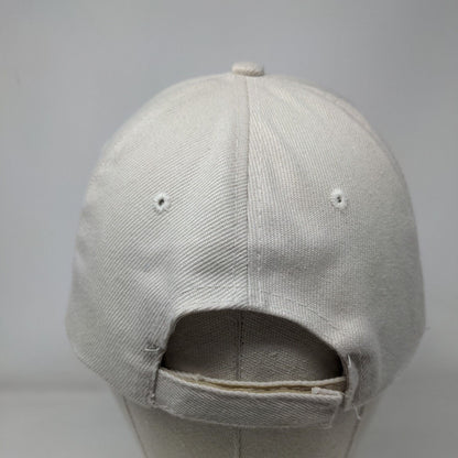 Puerto Rico Strapback Hat Tan One Size Adjustable 6 Panel Embroidered