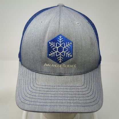 Richardson 112 Trucker Hat Gray Blue One Size Avalanche Science Mesh Snapback