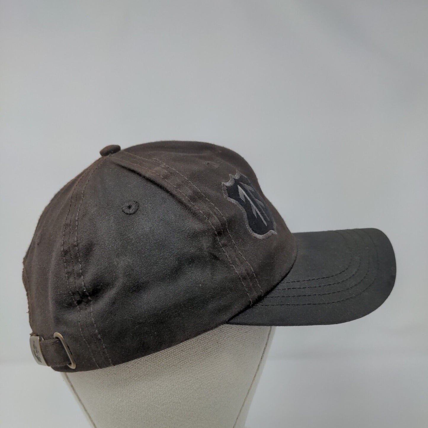 Outback Slideback Aussie Slugger Cap Brown OSFA Adjustable Embroidered Cotton