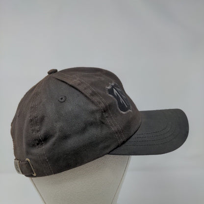 Outback Slideback Aussie Slugger Cap Brown OSFA Adjustable Embroidered Cotton