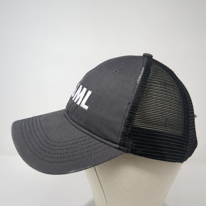 ASML Snapback Mesh Back Trucker Hat Gray One Size Port Authority