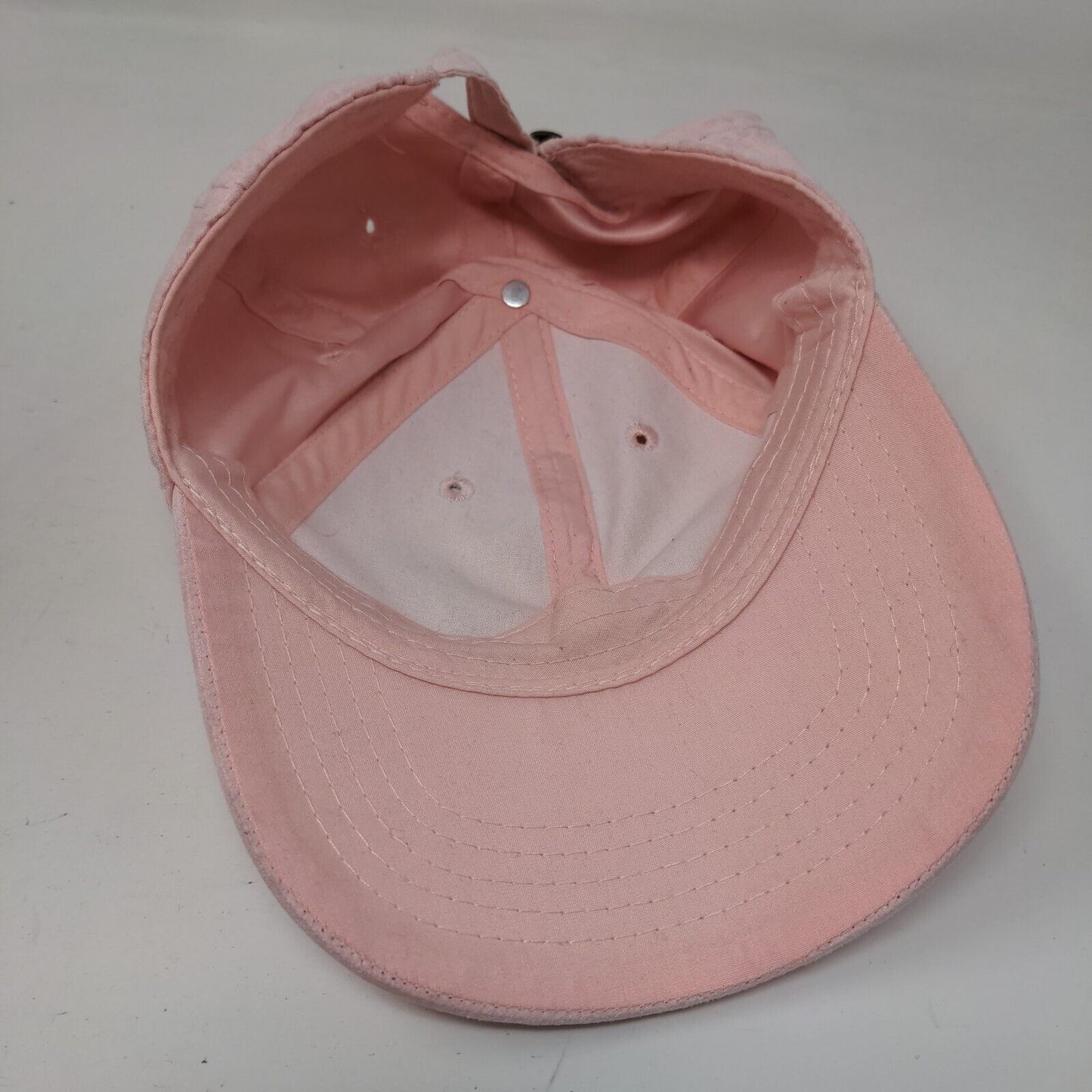 Unbranded Slideback Hat Solid Pink One Size Adjustable 6 Panel Blank