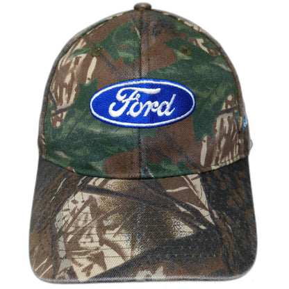 Nissin Baseball Cap Green One Size Camo Ford Lithia Ford Dealer Logo Truck Hat