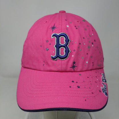 '47 Brand Fenway Park Girl's Slideback Hat Pink Boston Red Sox Embroidered Logo